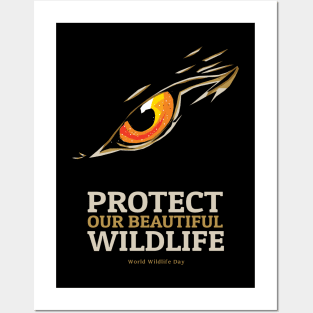 Protect Our Beautiful Wildlife Posters and Art